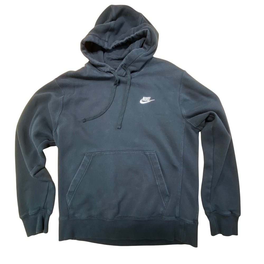 Nike Club Fleece Pullover Hoodie Black Small BV2654-010